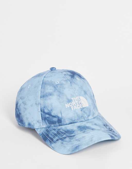 The North Face – 66 Classic – Niebieska czapka z daszkiem i efektem tie-dye – MBLUE