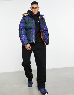 north face short puffer