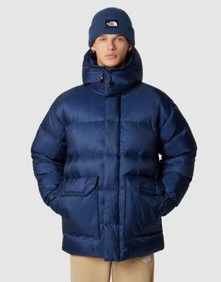 The North Face 73 parka in summit navy-summit gold