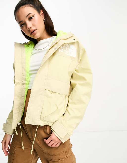 The North Face 86 Low-Fi Hi-Tek hooded mountain jacket in beige