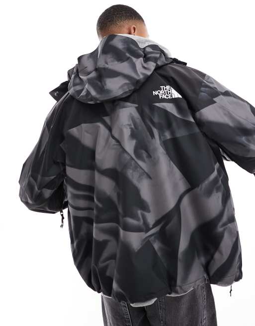 The North Face 86 Retro Mountain jacket in light grey print