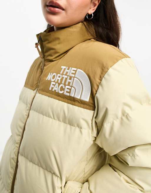 The North Face 92 Low-Fi Hi-Tek Nuptse down puffer jacket in beige