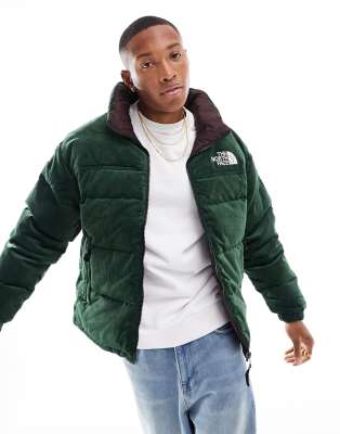 The North Face 92 reversible Nuptse down puffer jacket in green | ASOS