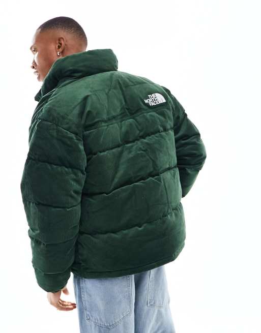 Green north cheap face puffer jacket