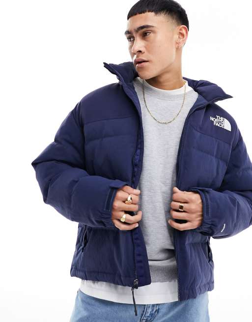 The North Face 92 Ripstop Nuptse puffer jacket in navy ASOS