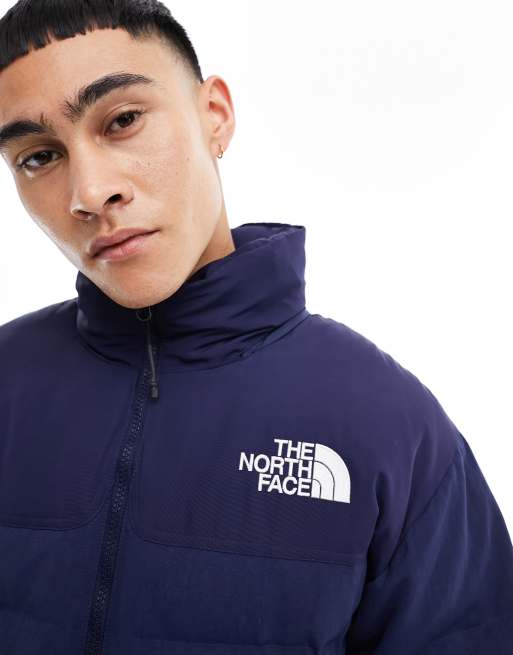 The North Face 92 Ripstop Nuptse puffer jacket in navy ASOS