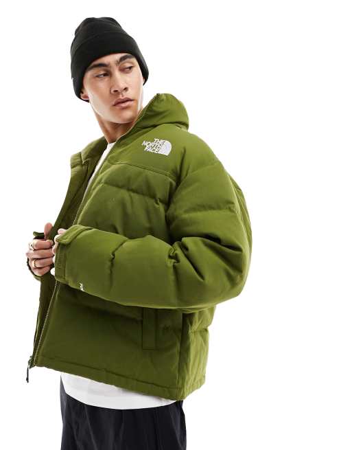 North face nuptse olive hotsell