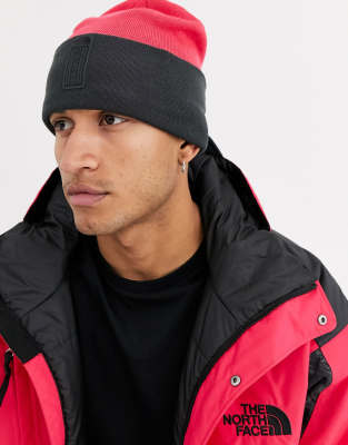 north face beanie pink