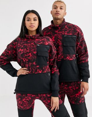 The North Face 94 Rage fleece in rose 