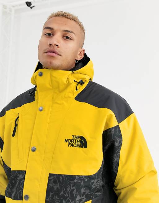 North face clearance yellow waterproof jacket