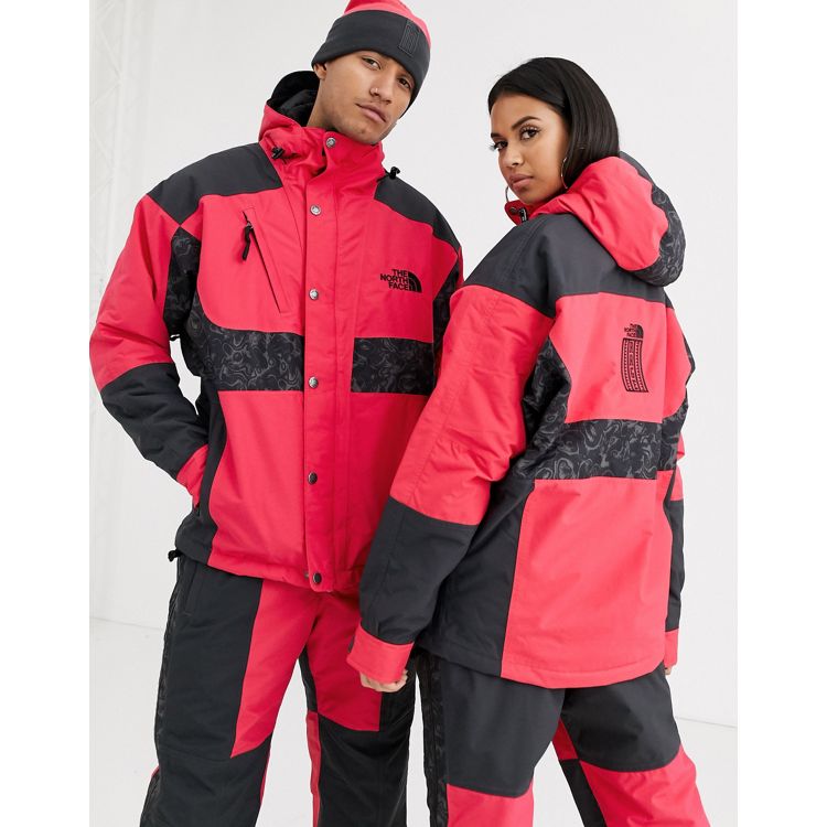 The North Face 94 Rage waterproof synth insulated jacket in rose ...