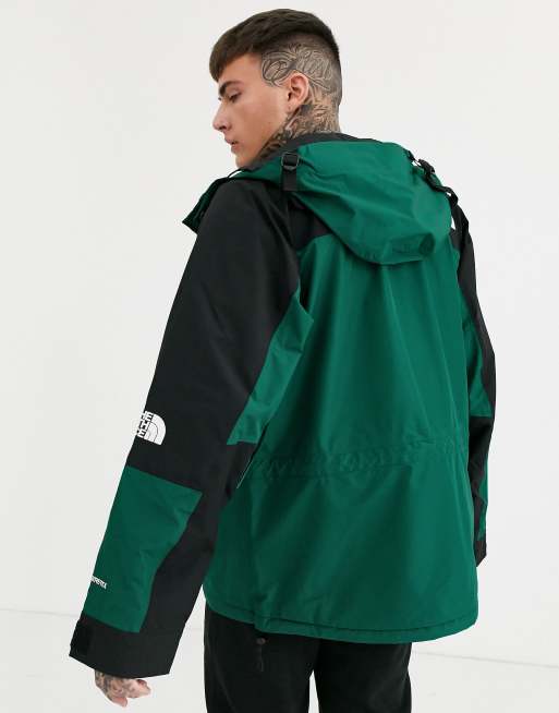 The North Face 94 Retro Mountain Light Gore Tex Jacket In Night Green Asos