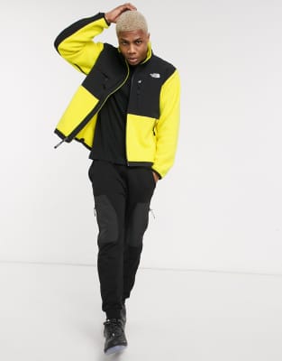 yellow fleece jacket