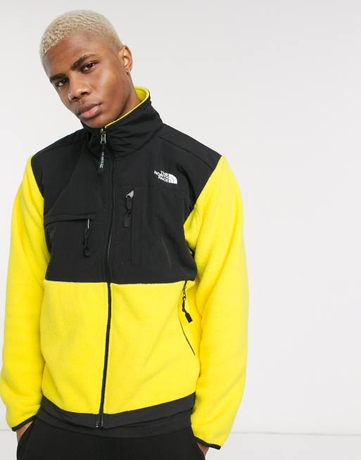 North face denali store jacket yellow