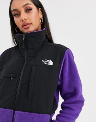 north face denali womens purple