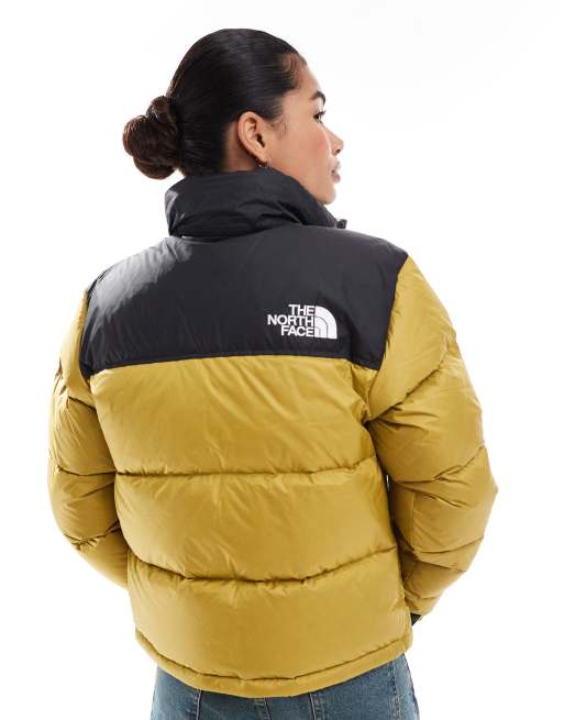 The North Face 96 Retro Nuptse puffer jacket in khaki