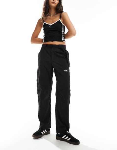 The North Face - Abukuma - Losse geweven broek met riem in zwart - view 1