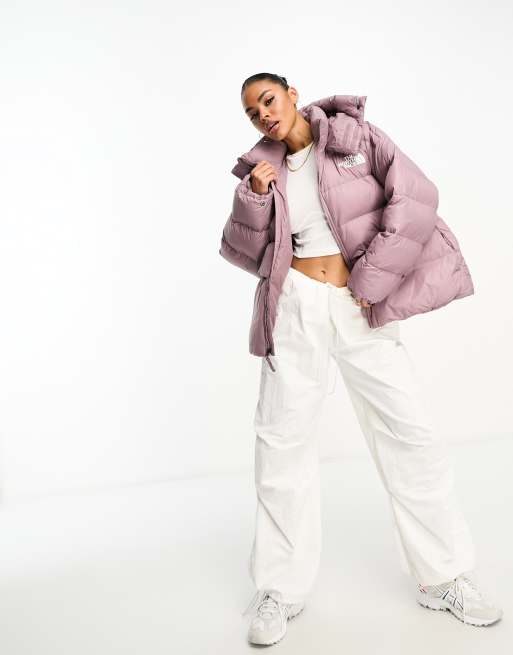The North Face - Acamarachi - Oversized gewatteerd puffer jack in taupe, exclusief bij ASOS, 2 van 4