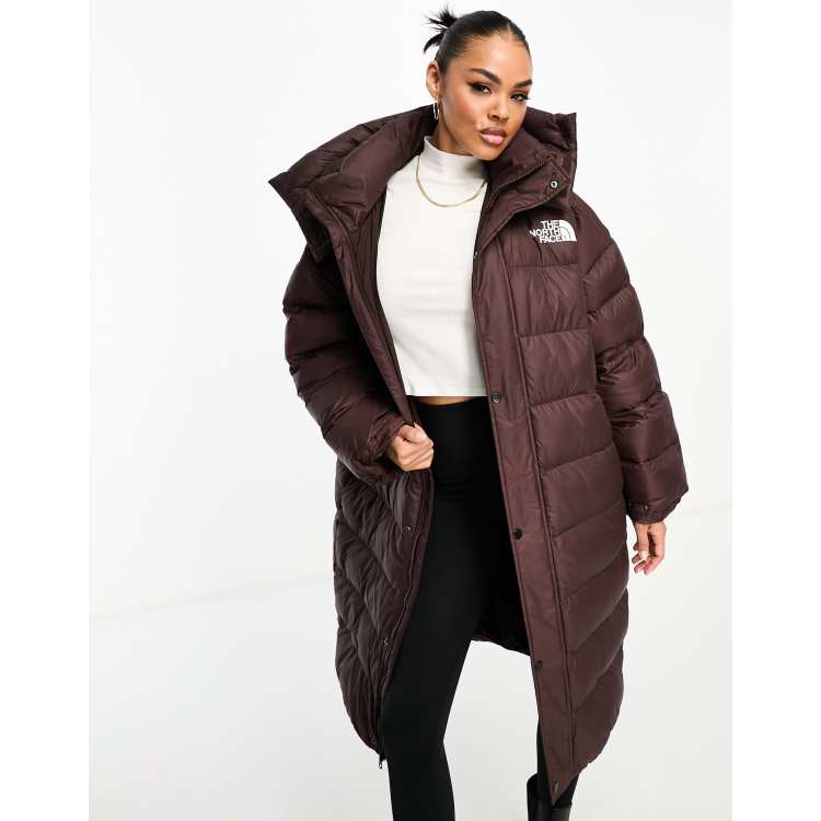 Long brown 2025 puffer coat