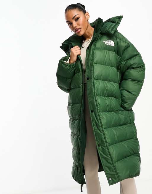 Long puffer coat north on sale face