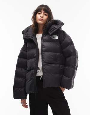 The North Face Acamarachi oversized puffer jacket in black