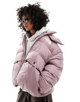 The North Face Acamarachi oversized long puffer coat in black Exclusive at  ASOS