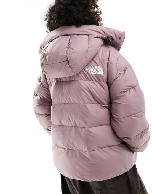 Purple puffer hot sale north face