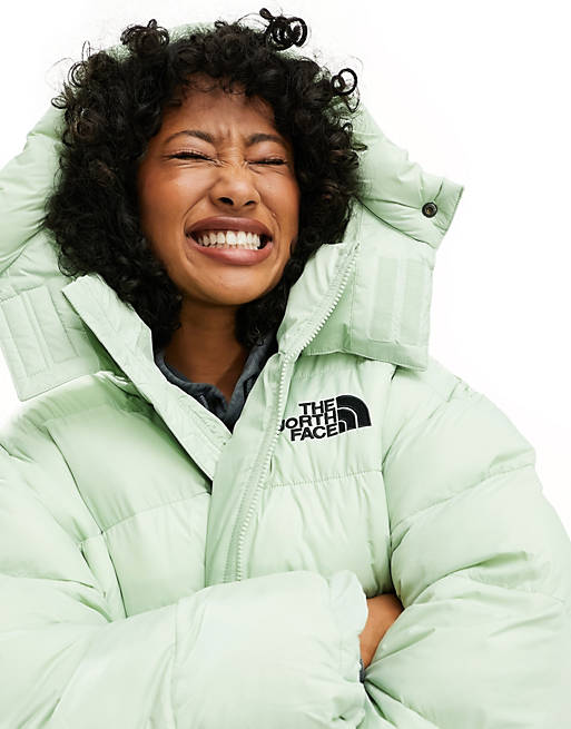 The North Face Acamarachi Puffer Jacket in Sage Exclusive at ASOS-Green