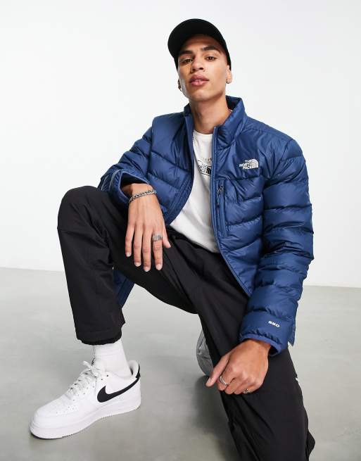 Mens navy blue north face sale jacket