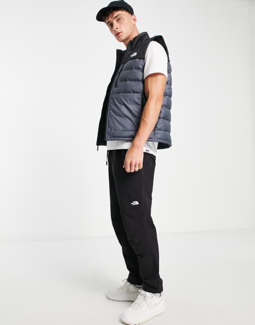 The North Face Aconcagua 2 down puffer vest in black and