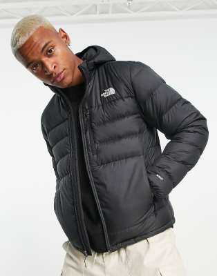 The North Face Aconcagua 2 hooded down puffer jacket in black