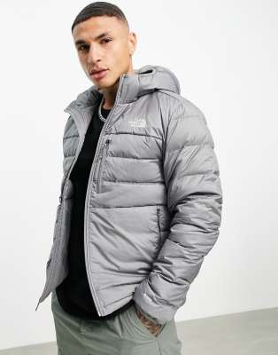 The North Face Aconcagua 2 hooded jacket in grey