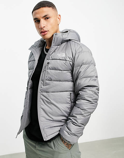 The North Face Aconcagua 2 hooded jacket in grey | ASOS