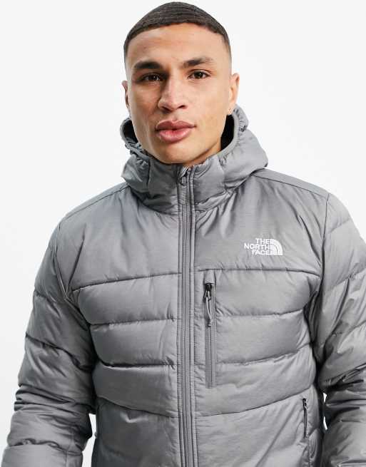 The North Face Aconcagua 2 hooded jacket in grey