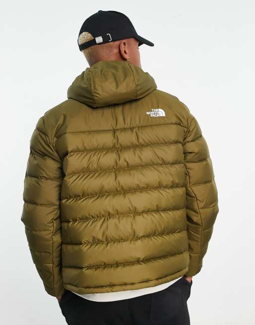 Olive green best sale north face coat