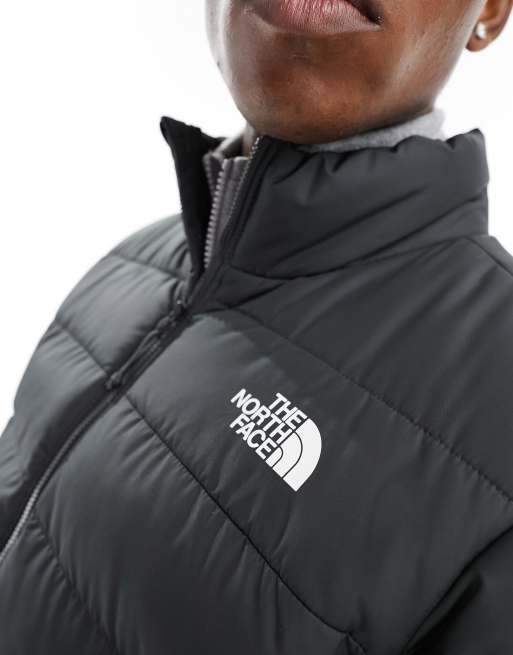 The North Face Aconcagua 3 down puffer jacket in grey ASOS