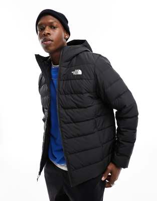 The North Face Aconcagua 3 hooded down puffer jacket in black | ASOS