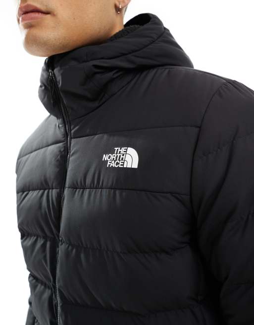 The North Face Aconcagua 3 lined padded hoodie jacket in black | ASOS