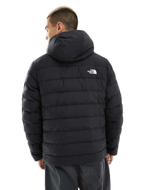 The North Face Aconcagua 3 lined padded hoodie jacket in black, 3 of 4