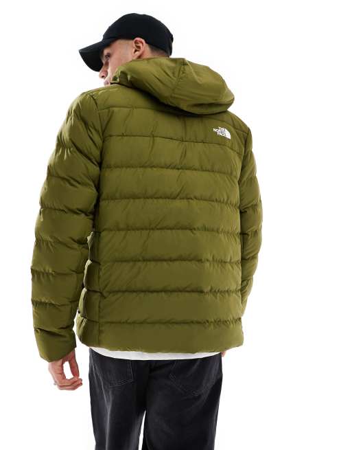 Khaki green north face hoodie on sale