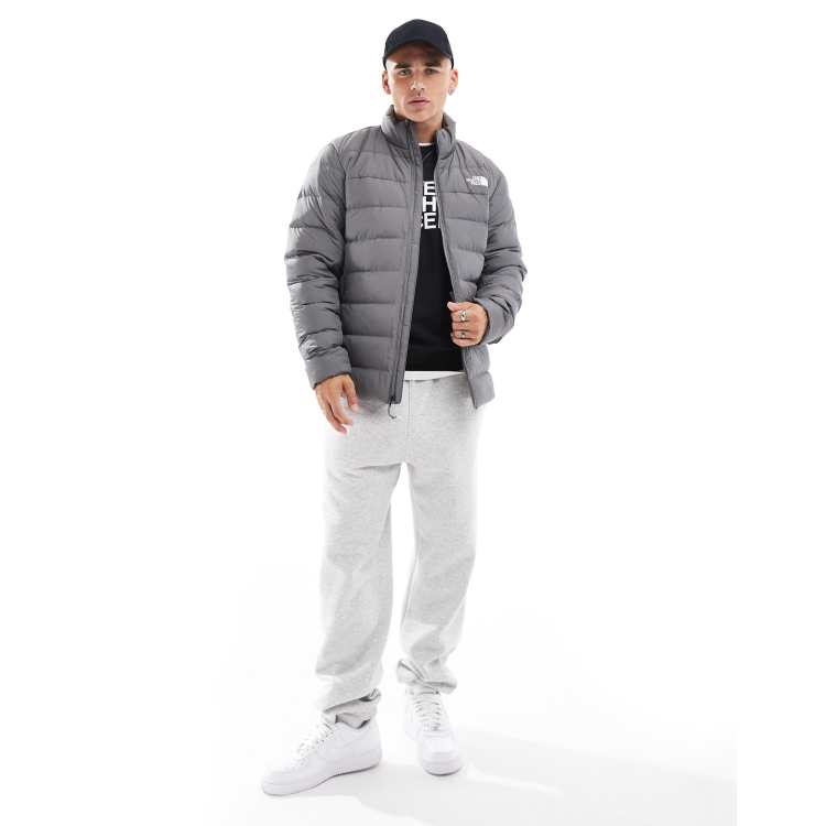 The North Face Aconcagua 3 puffer jacket in grey ASOS