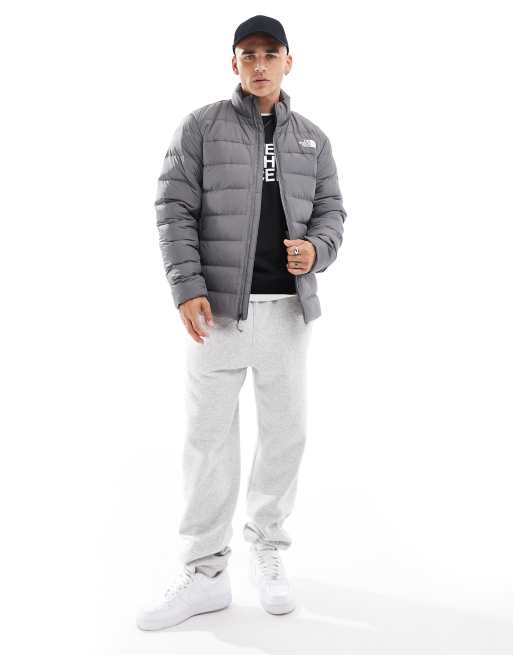 The North Face Aconcagua 3 puffer jacket in grey ASOS