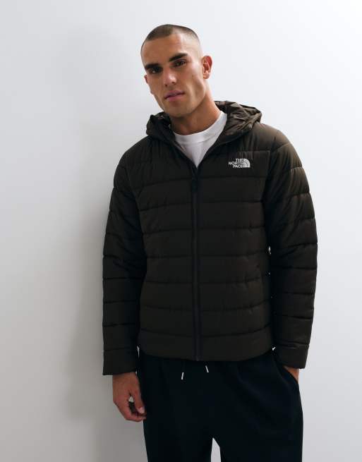 The North Face Aconcagua jack met capuchon in donker kastanjebruin, 2 van 5