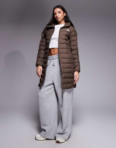 The North Face Aconcagua parka jacket in brown - view 1