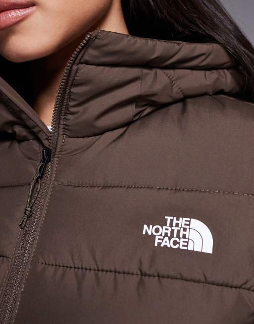 The North Face Aconcagua parka jacket in brown, 3 of 4