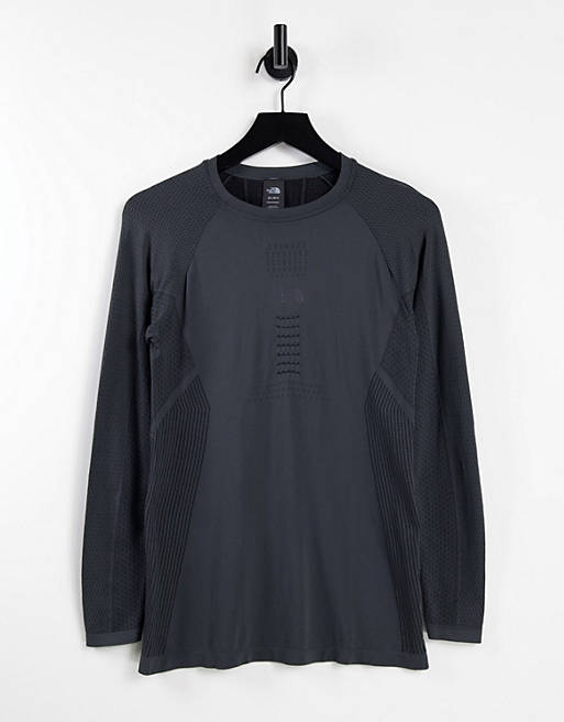  The North Face Active long sleeve t-shirt in dark grey 