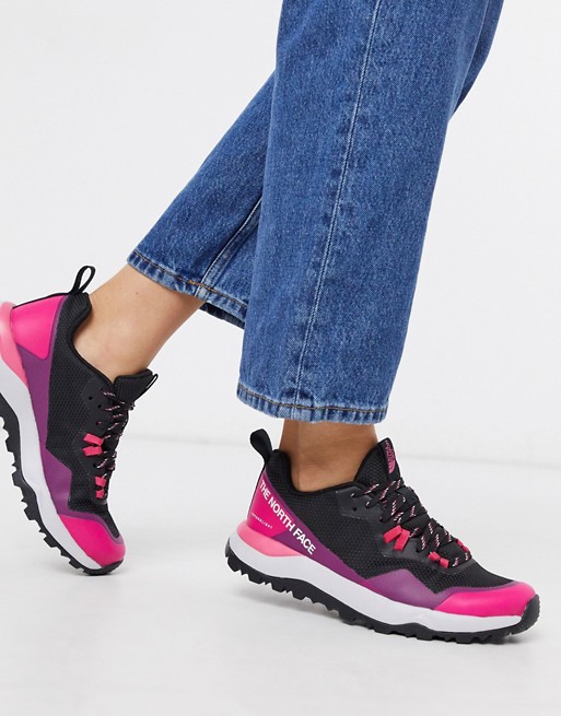 The North Face Activist FutureLight trainers in black/pink