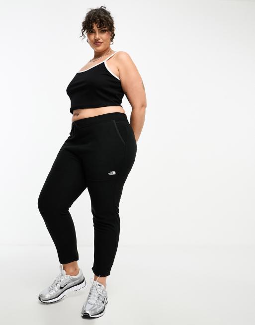 LANDS' END Plus Size 1X(16W-18W) Black Active Seamless Leggings