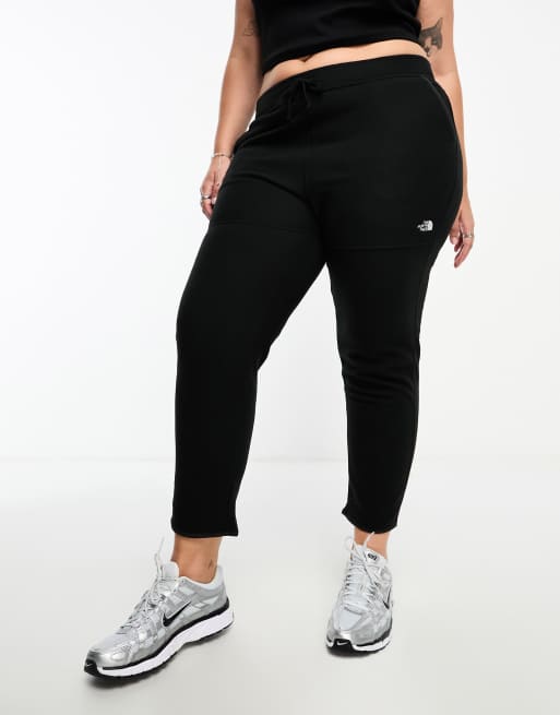 Nike Women's Plus Size Sportswear Fleece Jogger Sweatpants Pants (Black,  2X) 