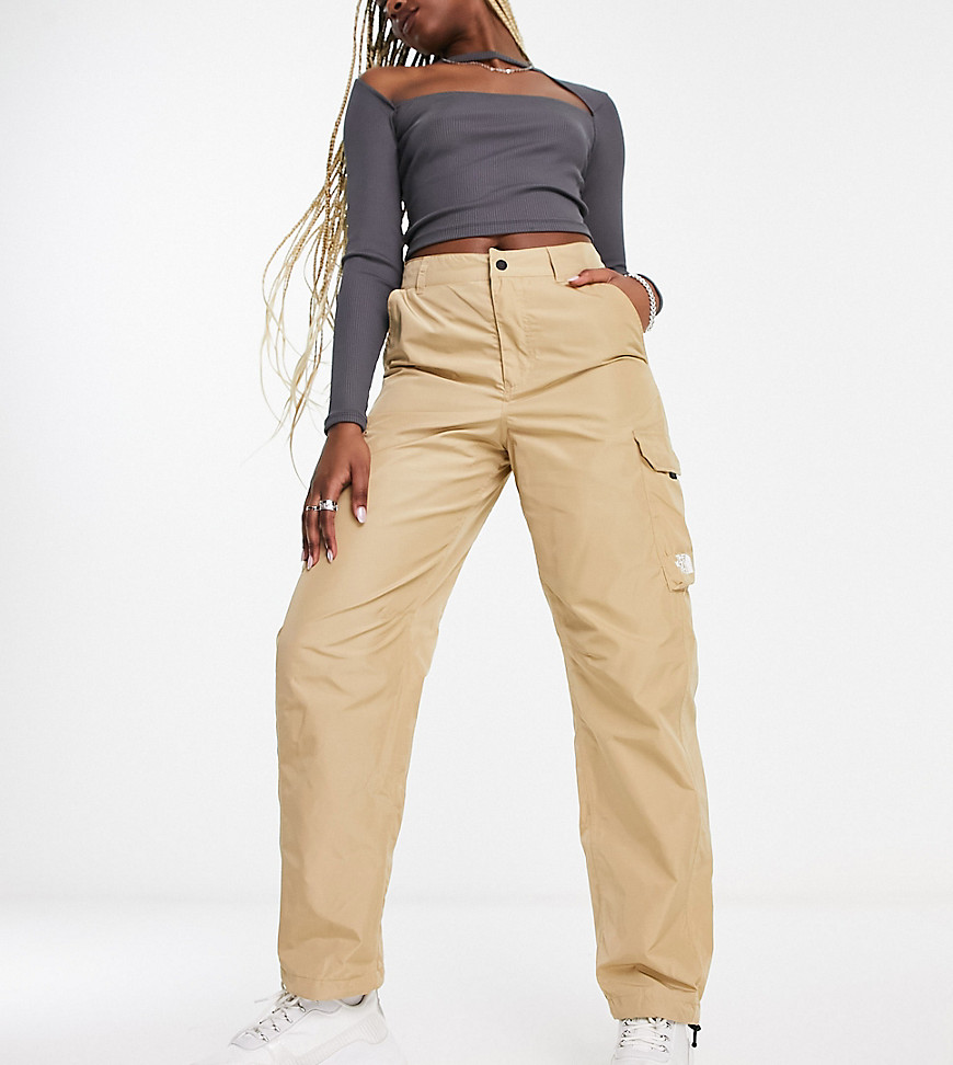 The North Face Alrescha High Rise Cargo Pants In Stone Exclusive To Asos-neutral